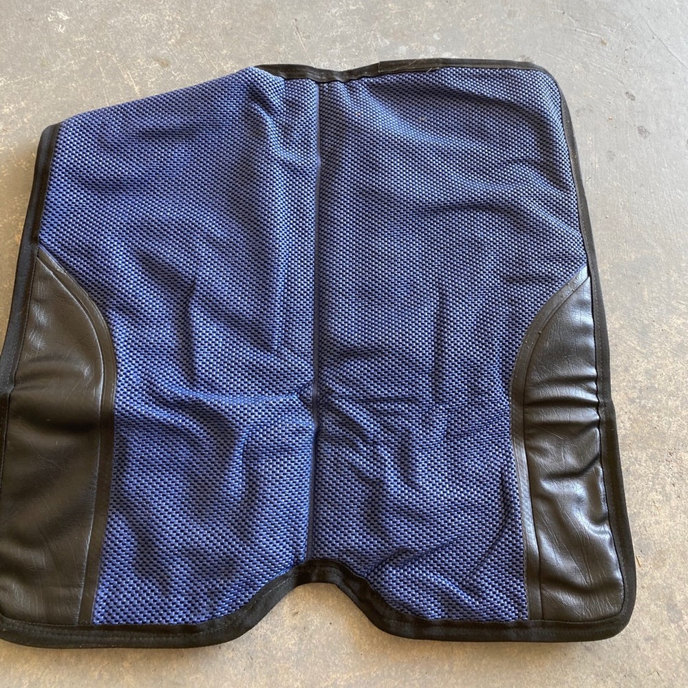 blue Horse saddle blanket
